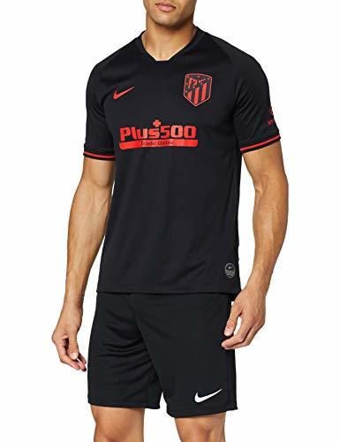 Nike Atbrt Stad SS AW Hombre, Black/(Challenge Red)