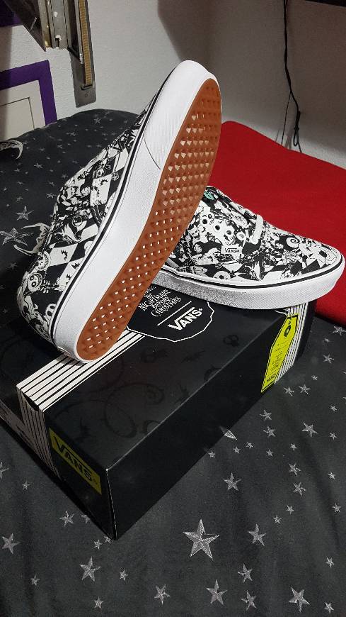 Fashion Zapatillas ComfyCush Authentic de Disney x Vans | Negro | Vans