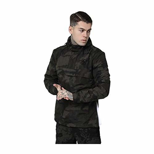 Moda Sik Silk Corta Vientos Energy Verde Camuflaje