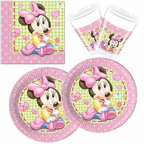 Producto Procos 10108564B - Set para fiesta infantil - Disney Baby Minnie