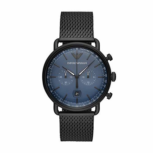 Place Emporio Armani Reloj Cronógrafo para Hombre de Cuarzo con Correa en Acero