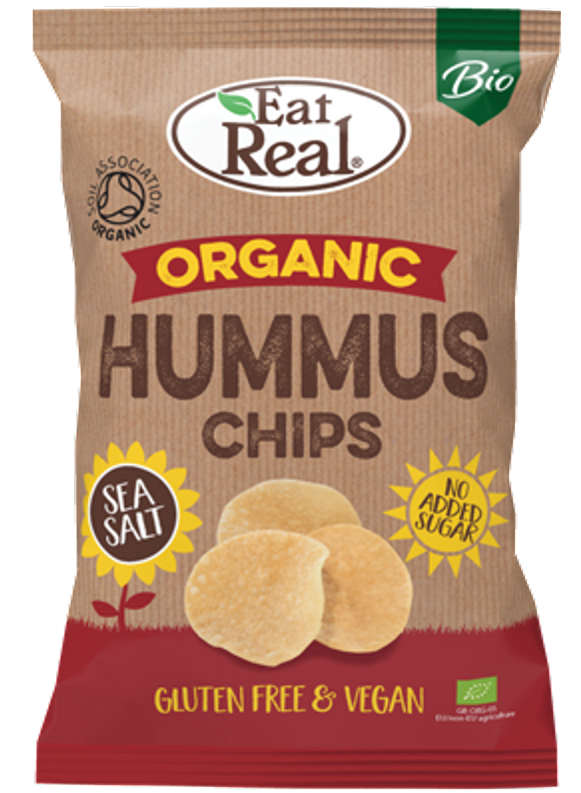 Producto Sea Salt Organic Hummus Chips