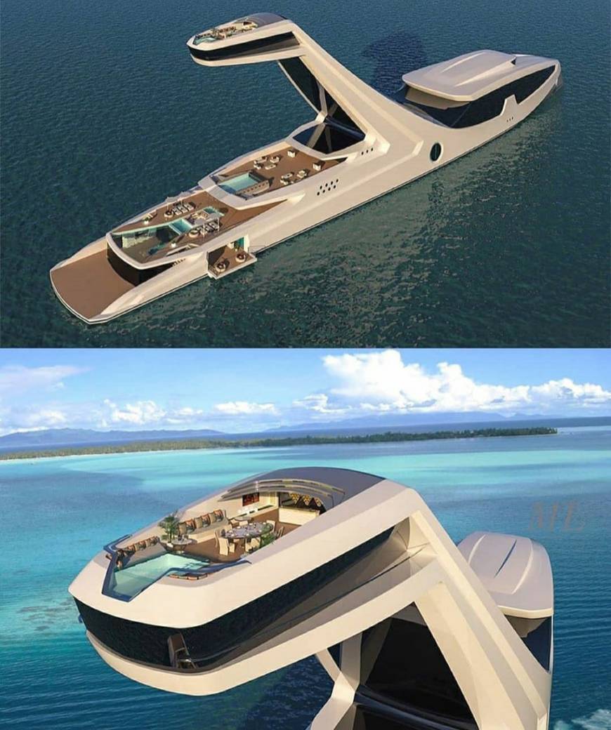 Product Futuristic Yacht