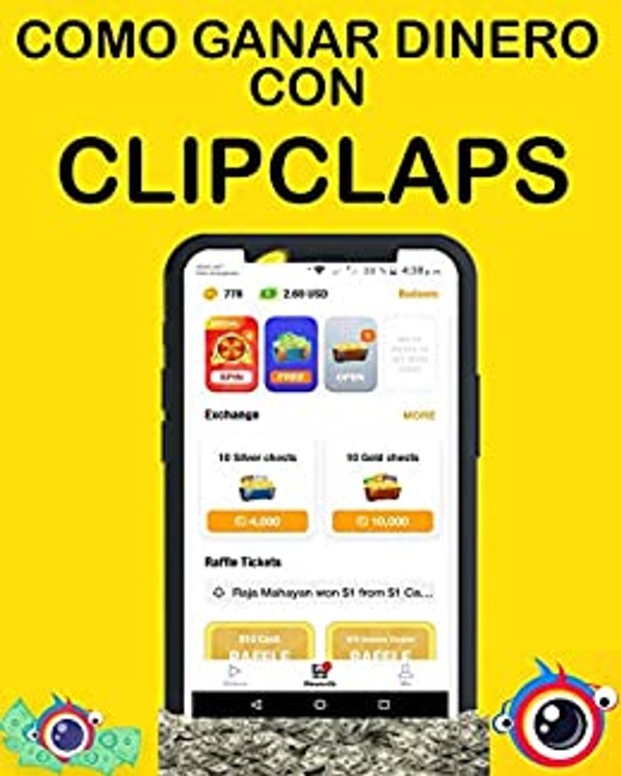 Moda Clipclaps es una aplicación en la cual puedes ganar dinero