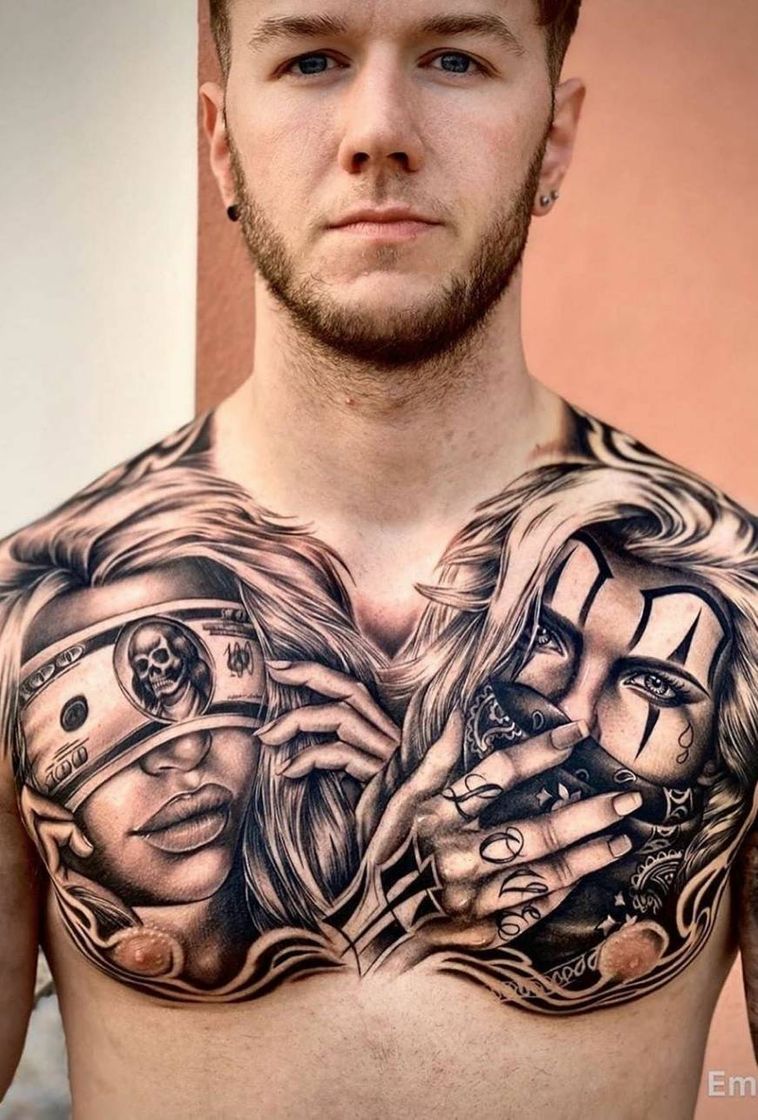 Moda Pin em Tatuagens Masculinas