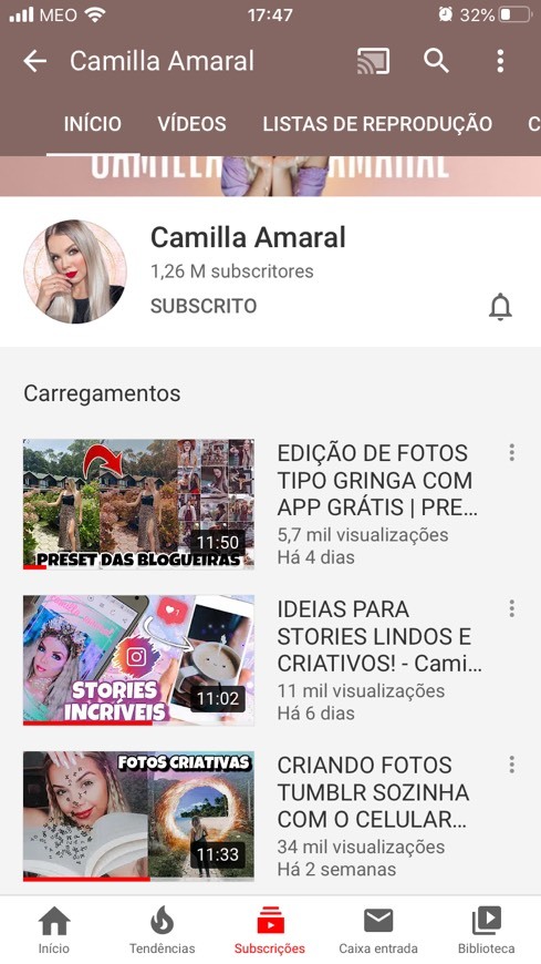 Social Camila Amaral
