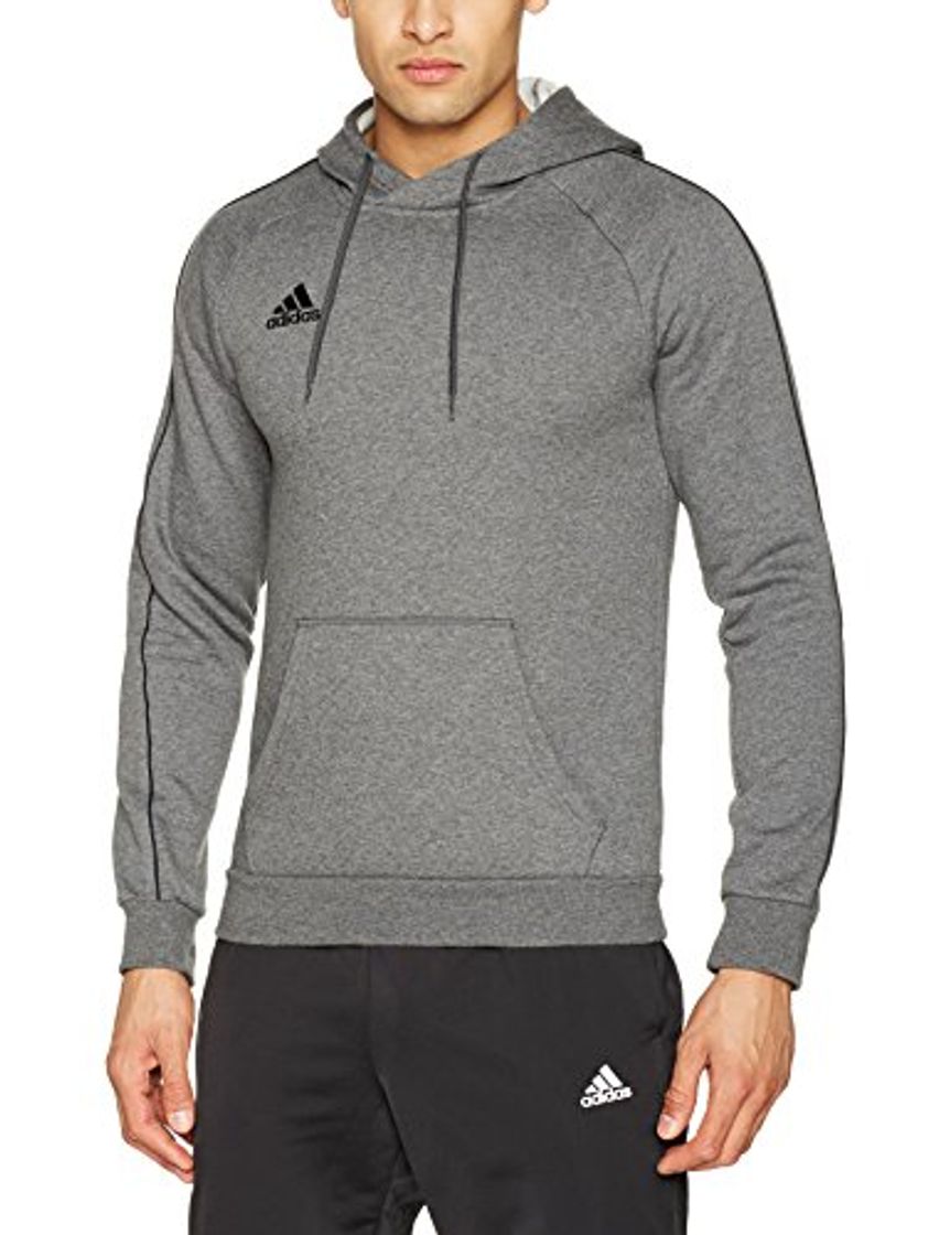 Adidas Core18 Hoody Sweatshirt, Hombre, Gris