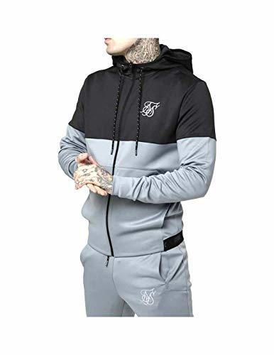 SIKSILK Agility Cut & Sew Zip Through Hoodie