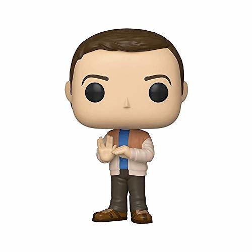 Social Funko- Pop Vinilo: Big Bang Theory S2: Sheldon Figura Coleccionable, Multicolor