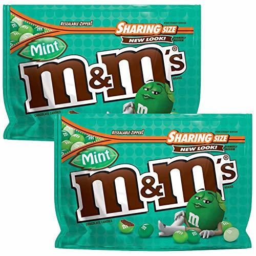 M&Ms Menta oscuro de caramelo de chocolate