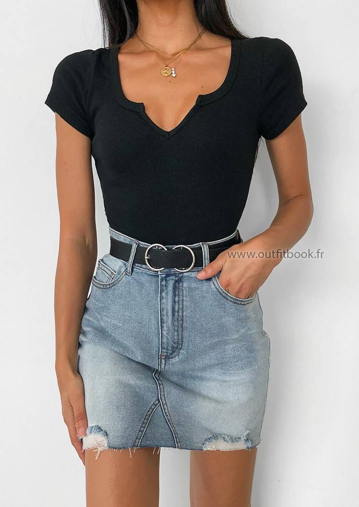 Moda Black top 