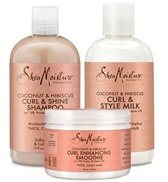 Moda Shea Moisture Coconut Hibiscus Curl Enhancing ... - Amazon.com