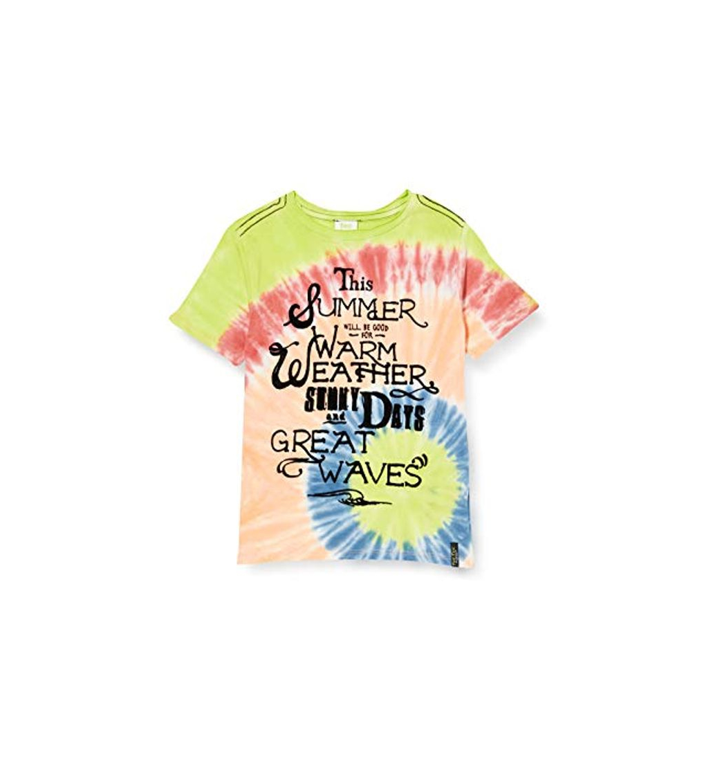 Fashion Camiseta Punto Tie and Dye NIÑO Azul Miami Splash