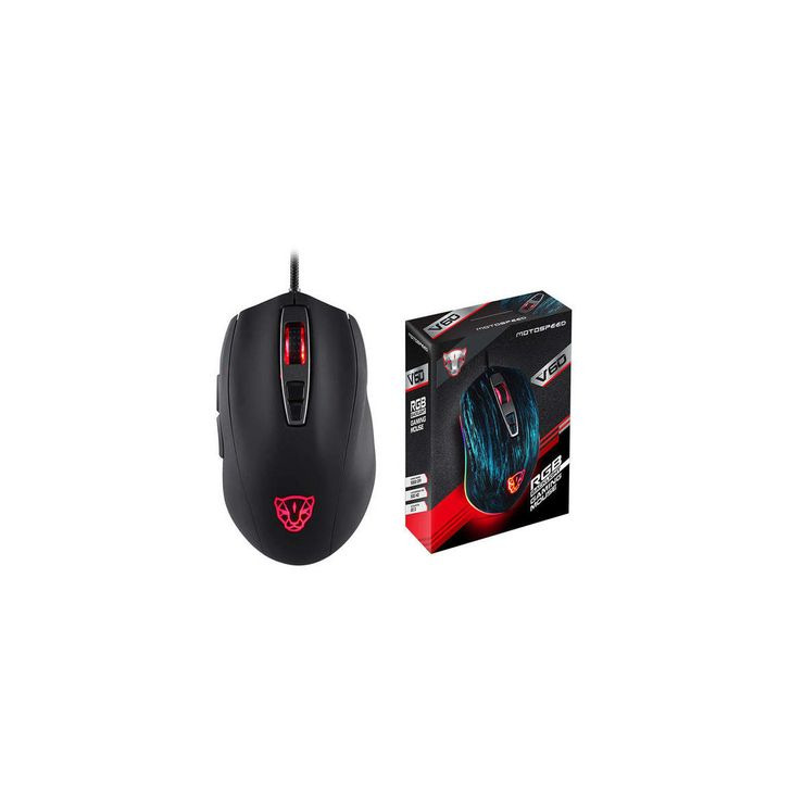 Productos Motospeed V60 RGB Macro 5000 DPI Mouse