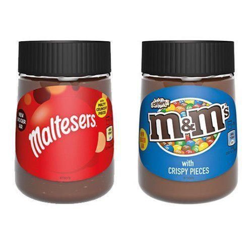 Crema para untar con sabor a avellana y chocolate de M&M con