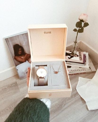 Social CLUSE Minuit La Perle Mesh Rose