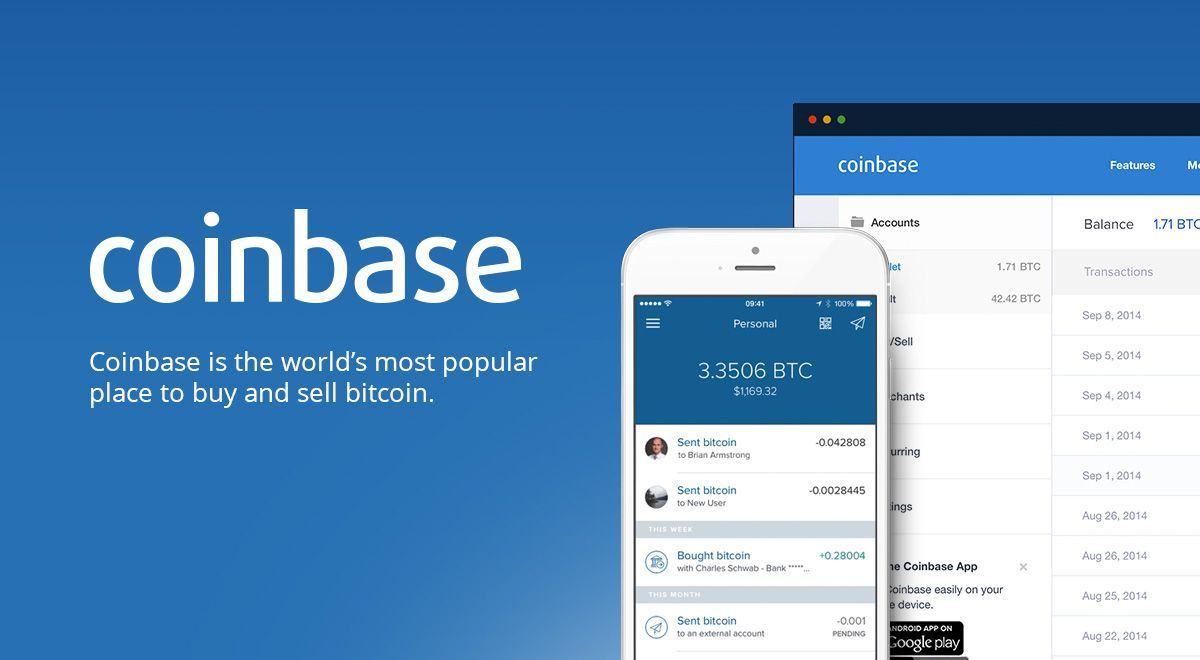 App Coinbase - Compra Bitcoin