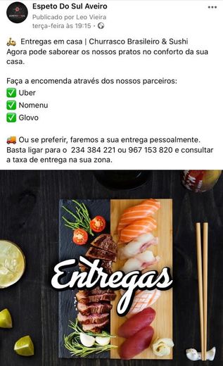 Espeto do Sul - Restaurante Rodízio Brasileiro e Sushi Bar