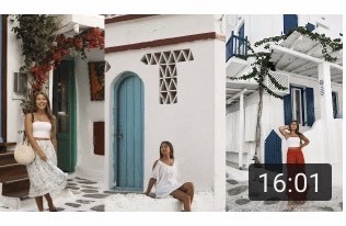 Place YouTube travel vlog ( Erasmus Athens and Mykonos ) 