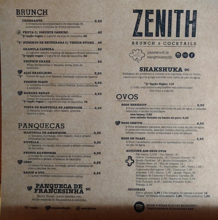 Restaurants Zenith Brunch & Cocktails 🍸 