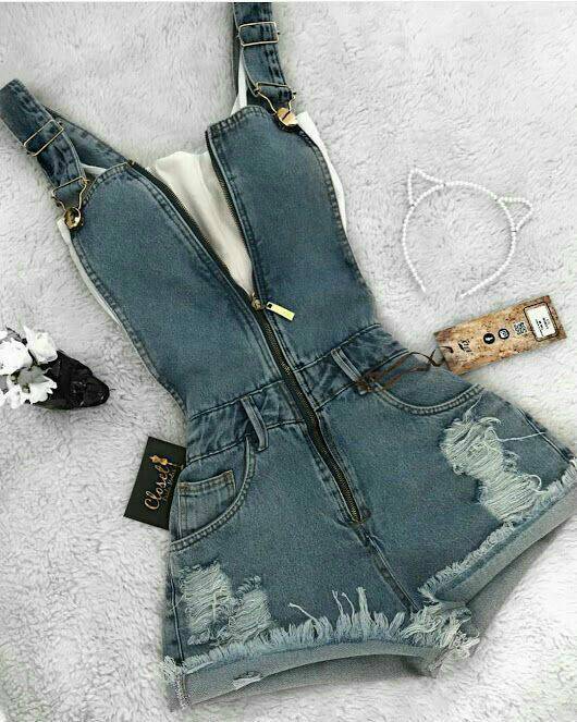 Moda denim bibs