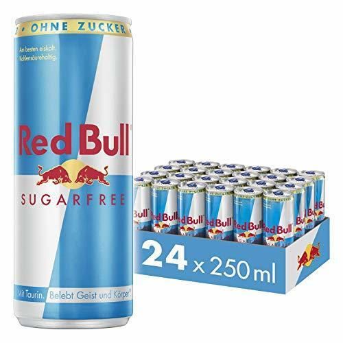 Red Bull Sugarfree, Bebida energética - 24 de 250 ml.