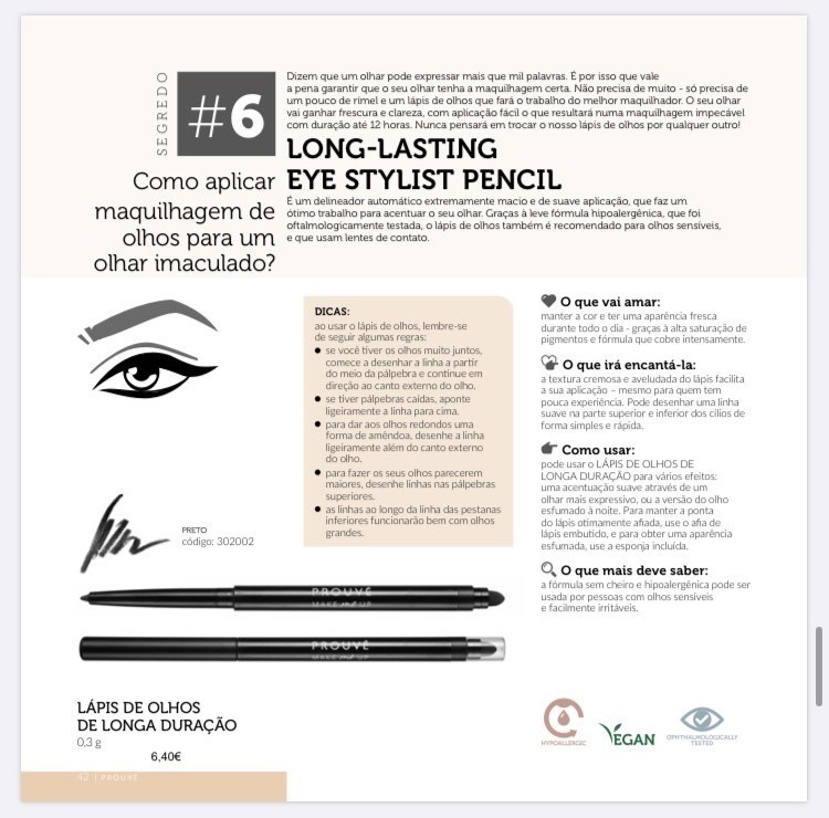 Products Lápis de olhos de longa duração 