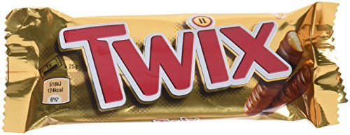 Social Twix Barrita de Galleta y Caramelo Cubierta de Chocolate con Leche