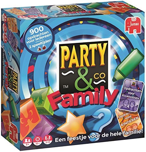 Social Party & Co. Family Niños y Adultos Juegos de Preguntas - Juego