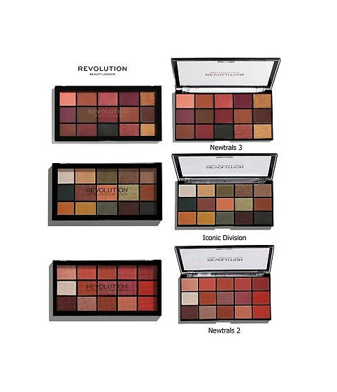 Beauty Makeup Revolution Re-loaded Eyeshadow Palette Iconic Division Paleta 15 cieni do powiek