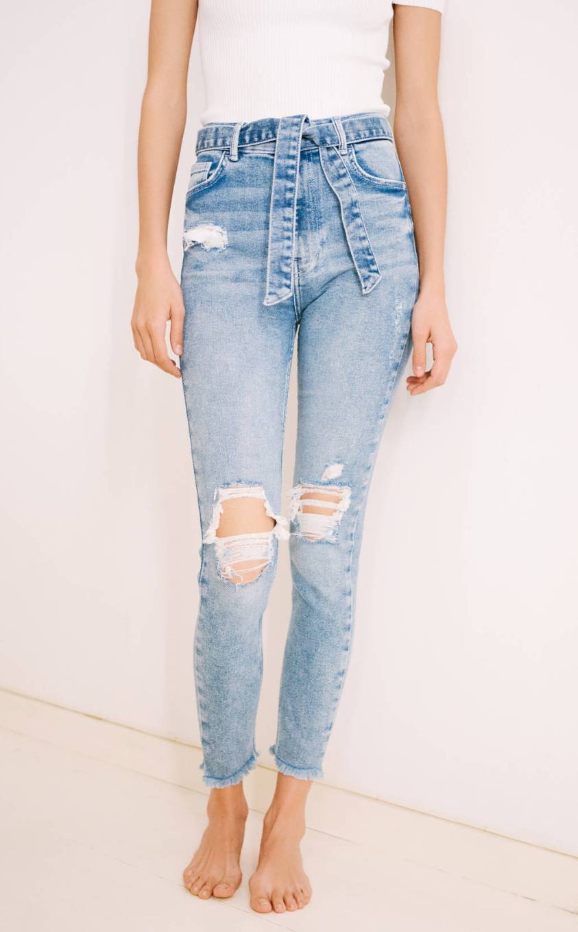 Moda Jeans Skinny Fit High Waist