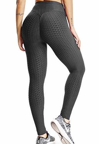 FITTOO Mallas Pantalones Deportivos Leggings Mujer Yoga de Alta Cintura Elásticos Yoga