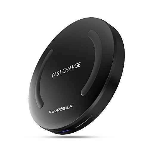 Social RAVPOWER Cargador Inalámbrico Rápido Compatible con Samsung S8