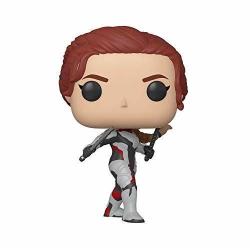 Funko- Pop Bobble: Avengers Endgame: Black Widow Marvel Viuda Negra Collectible Figure,