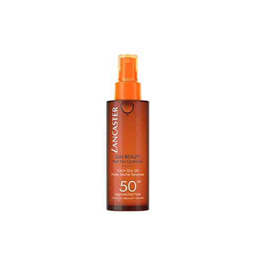 LANCASTER SUN BEAUTY dry touch oil fast tan SPF50 vaporizador 150 ml