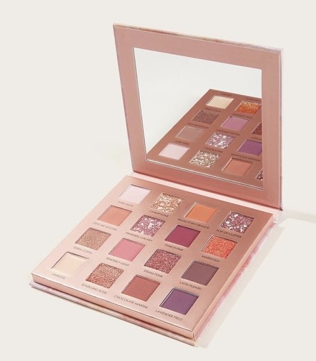 16 Color Shimmer Eyeshadow Palette | SHEIN 