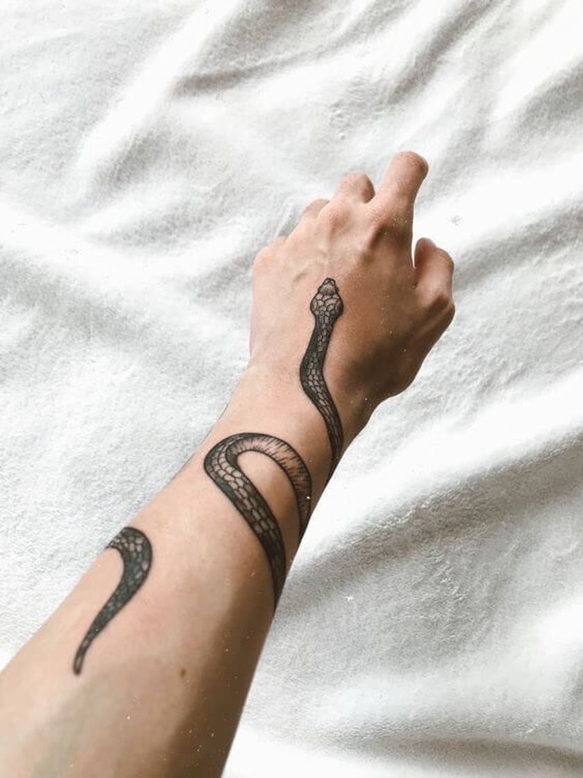 Moda Snake tatto