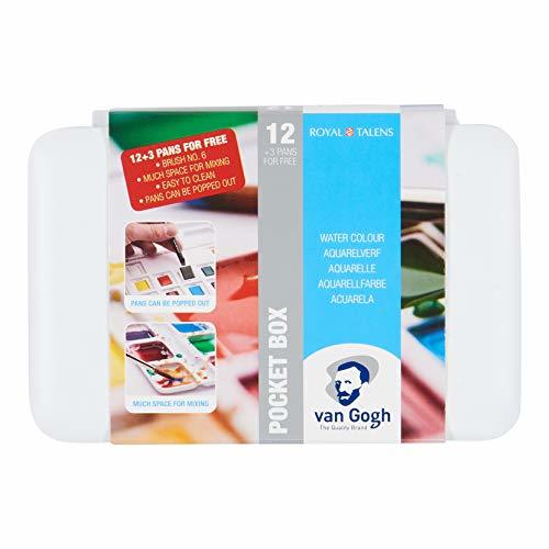 Social Estuche Pocket Box 12+3 Acuarela Van Gogh