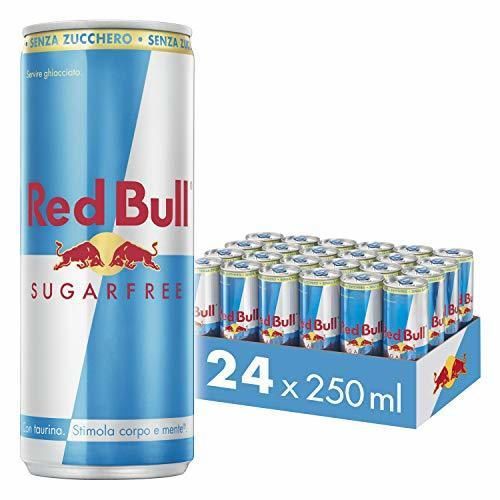 Social Red Bull Sugarfree, Bebida energética - 24 de 250 ml.