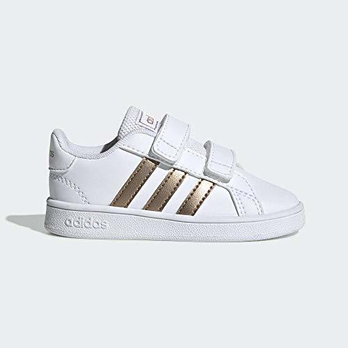 Moda Adidas Grand Court I, Zapatillas de Estar por casa Bebé Unisex, Multicolor