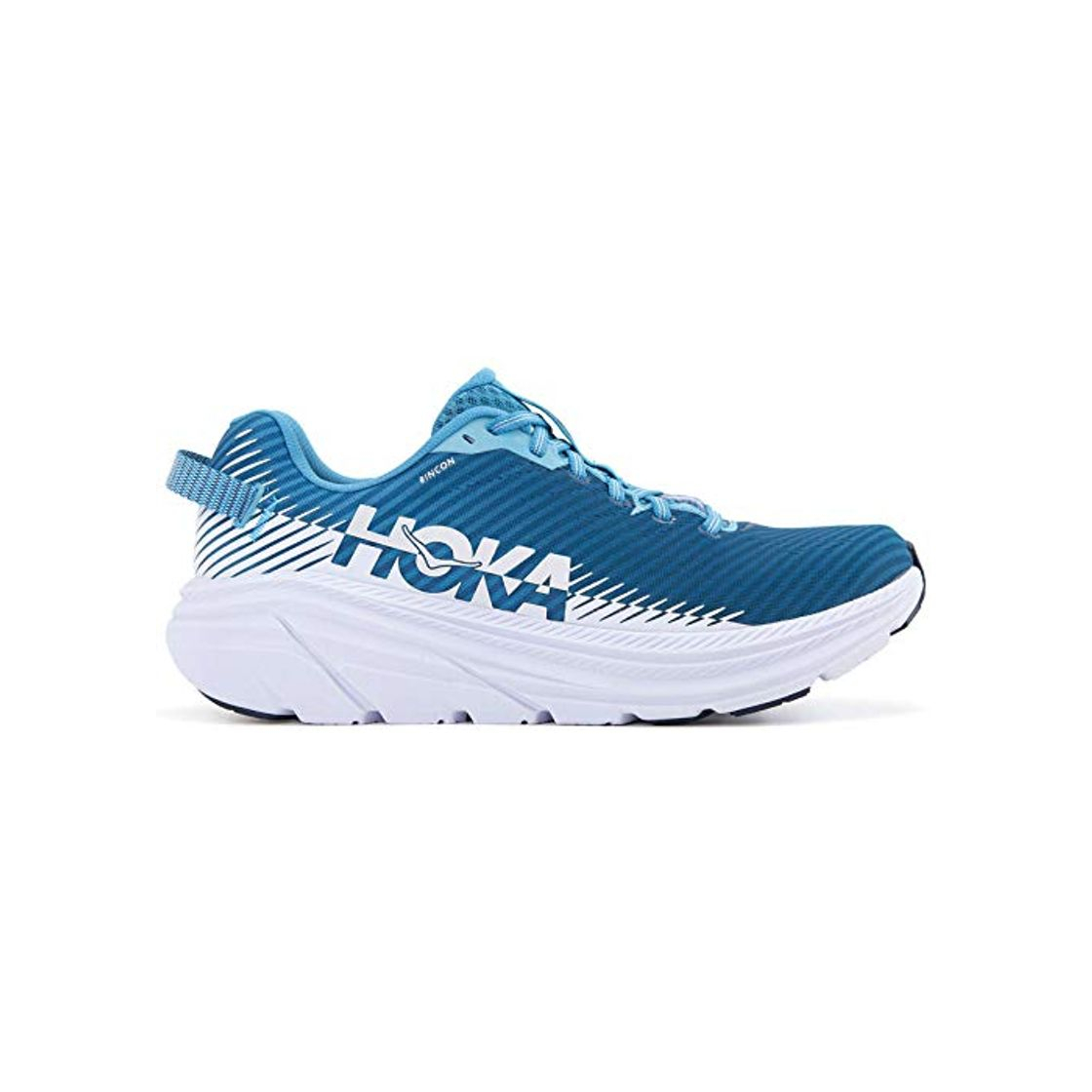 Belleza Hoka One One Hombre Rincon 2 Textile Blue Moon White Entrenadores 45