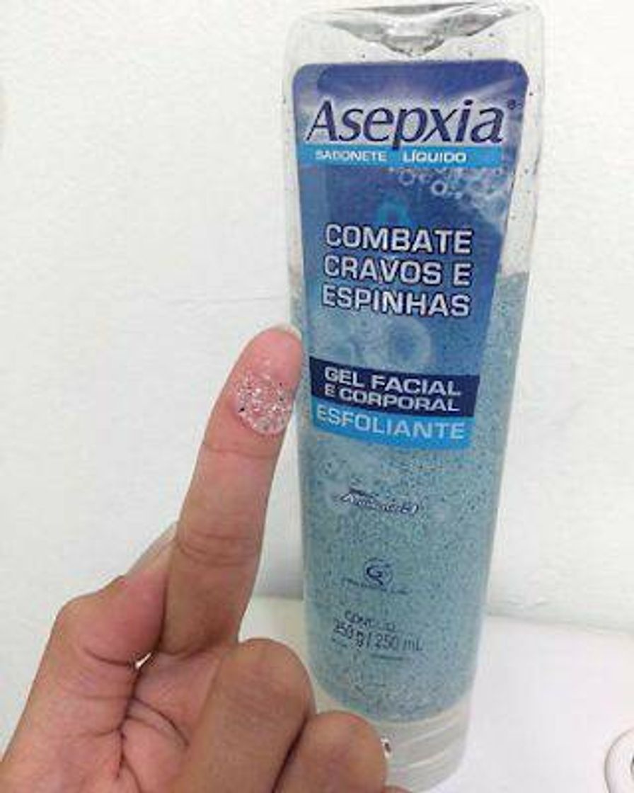 Productos gel facial esfoliante asepxia