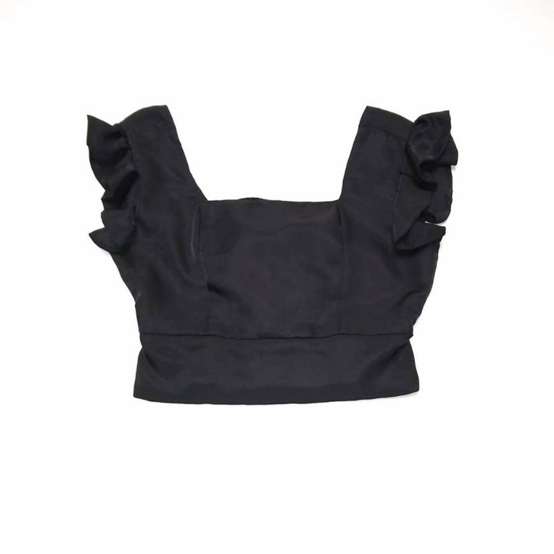 Fashion Hermoso crop top negro