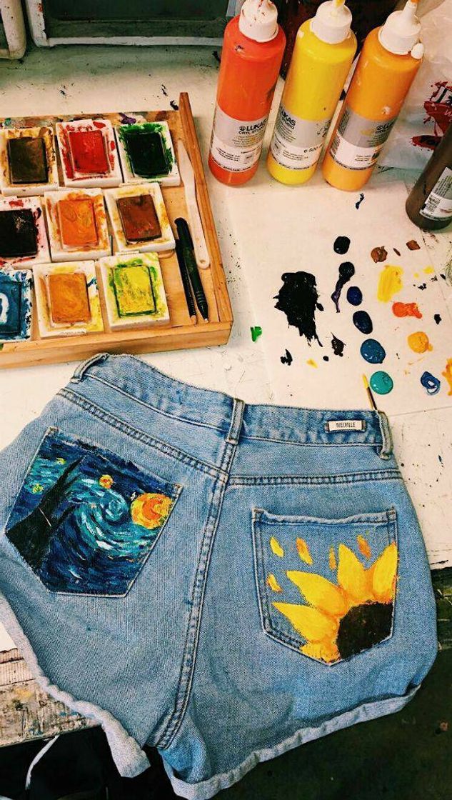 Moda Jeans céu estrelado🌻