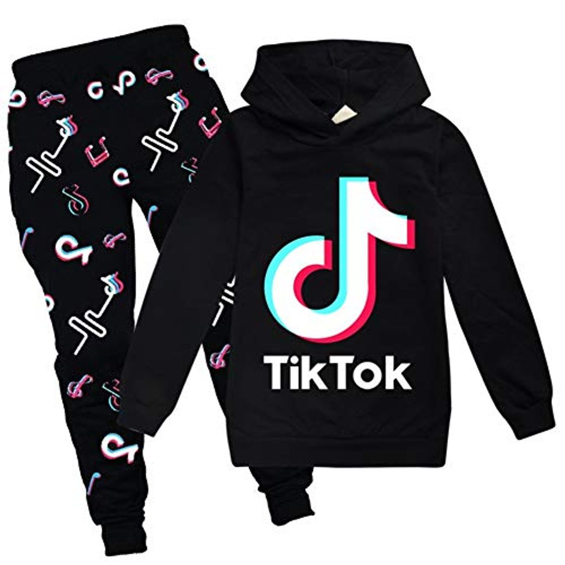Social Juego de sudadera con capucha y pantalones