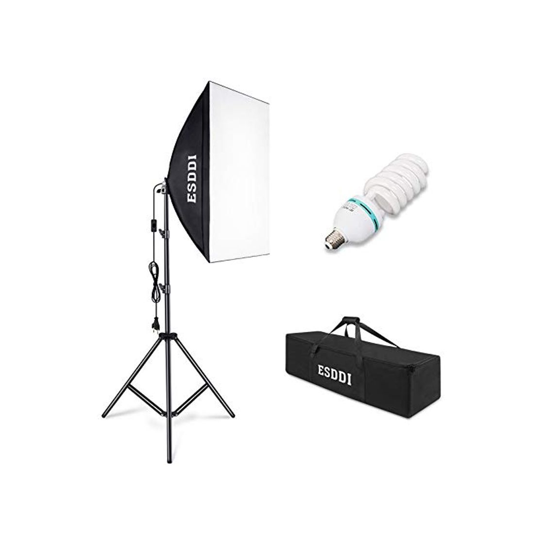 Electronic ESDDI Fotografia Softbox 50x70cm Continuo Kit lluminazione Boom Softbox Set Attrezzatura Fotografica