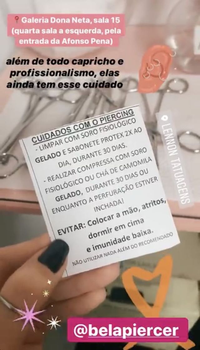 Moda Dicas piercings 