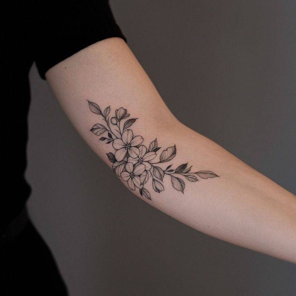 Social Tatuagem de flor
