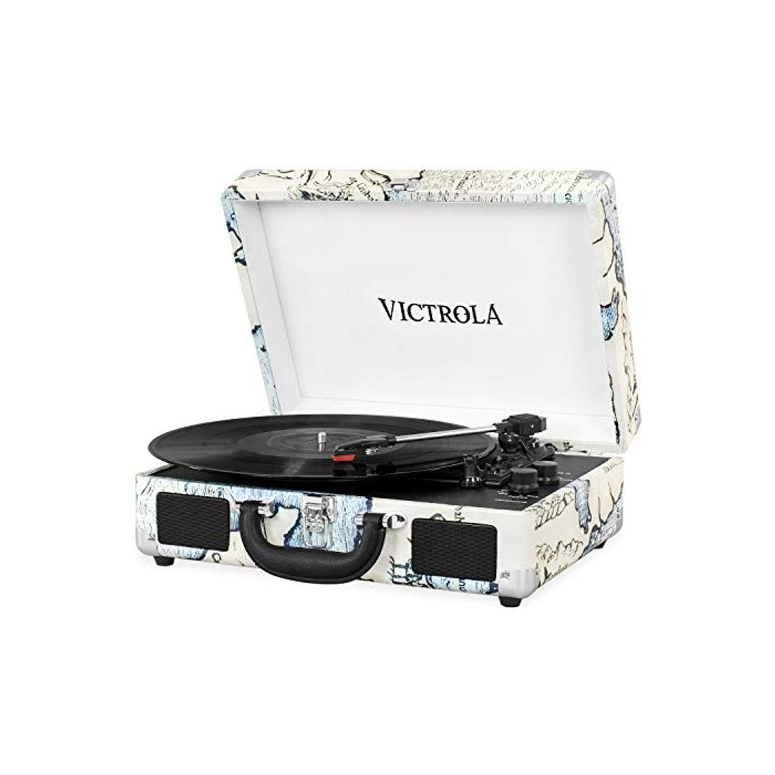 Electronic Victrola Suitcase