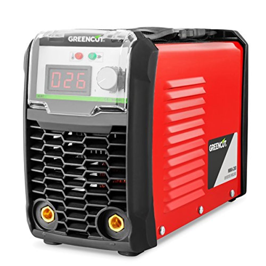 Producto GREENCUT MMA200 - Soldador inverter turbo ventilado de corriente continua DC